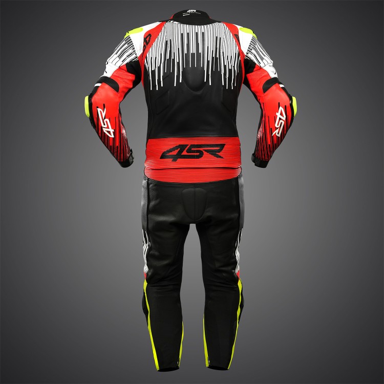 4SR RR Stripes AR Two-Piece Motorcycle Suit