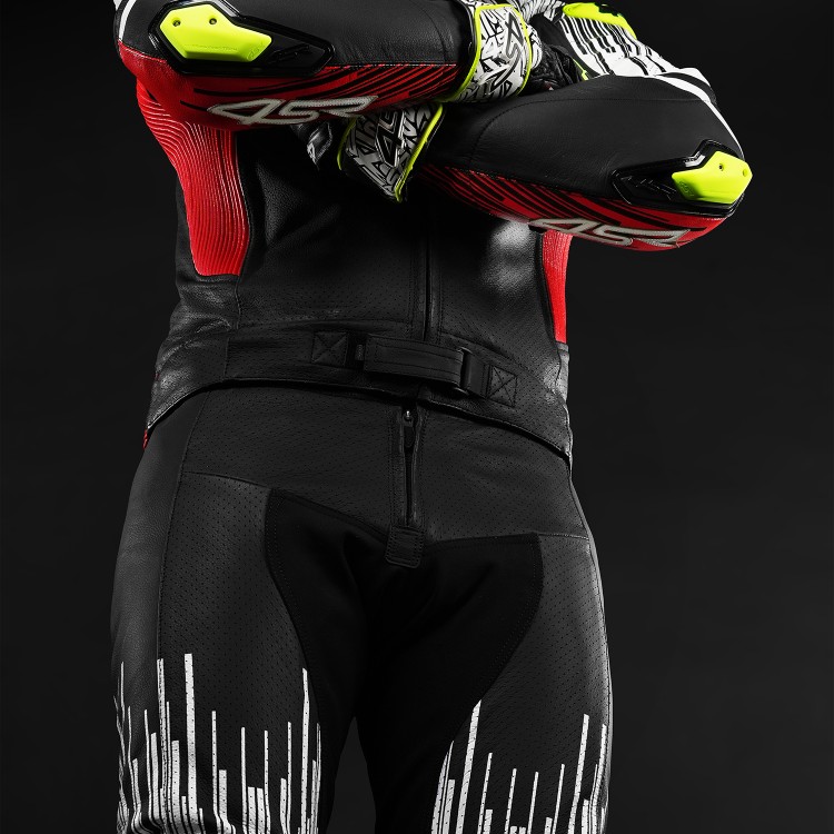 4SR RR Stripes AR Two-Piece Motorcycle Suit