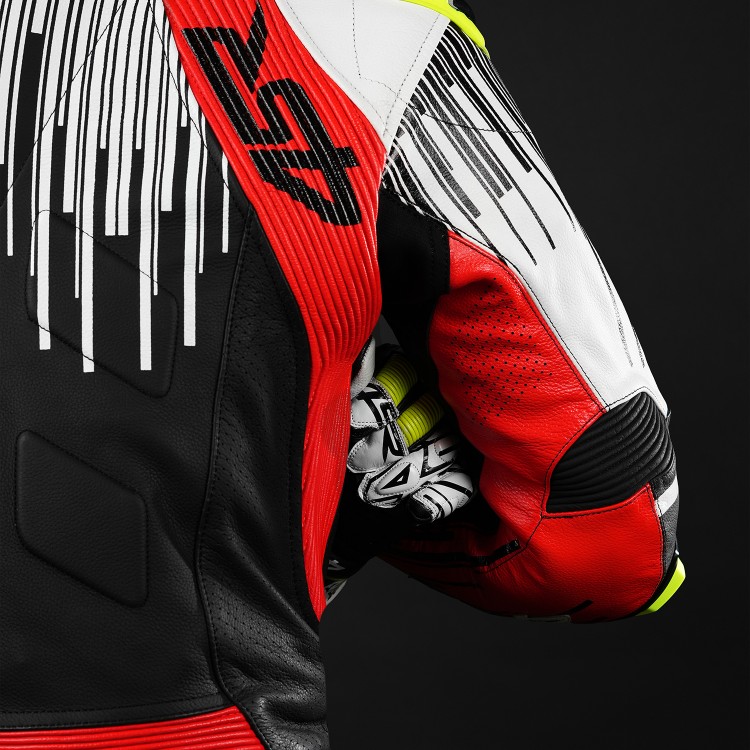 4SR RR Stripes AR Two-Piece Motorcycle Suit