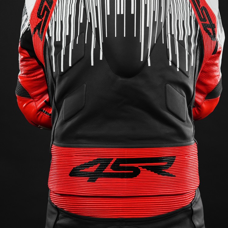 4SR RR Stripes AR Two-Piece Motorcycle Suit4SR RR Stripes AR Two-Piece Motorcycle Suit