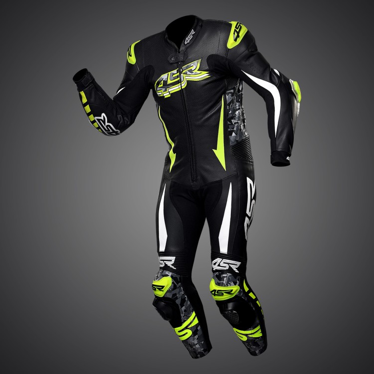 4SR one-piece suit with elbow sliders Racing Replica Ellison 1