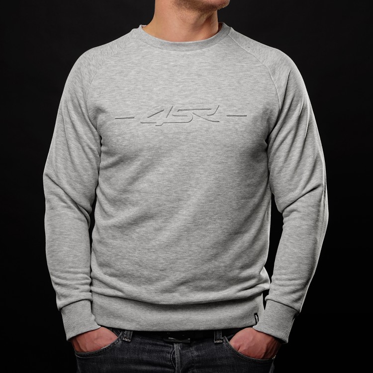 4SR men's sweatshirt Logo EMB Grey