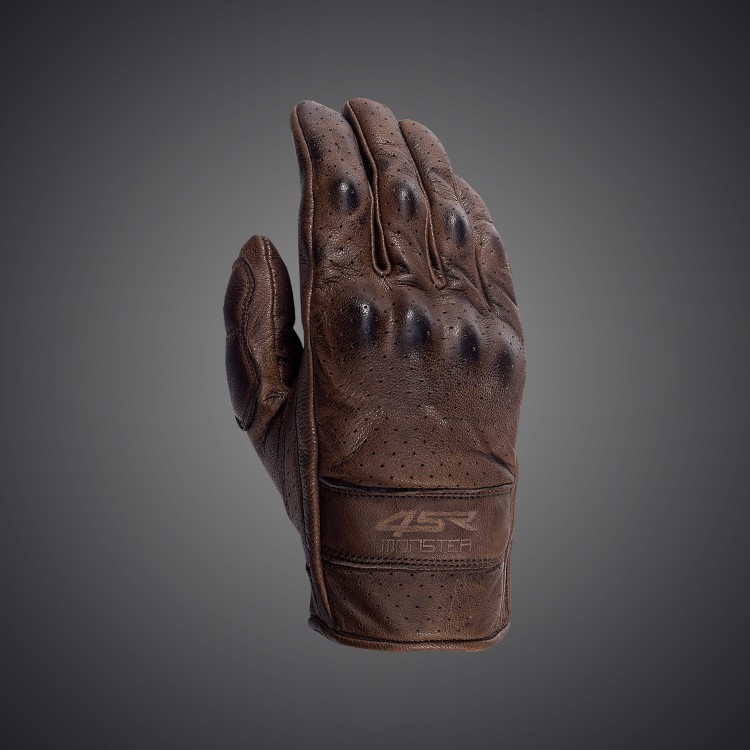 4SR fully perforated gloves Monster Brown 