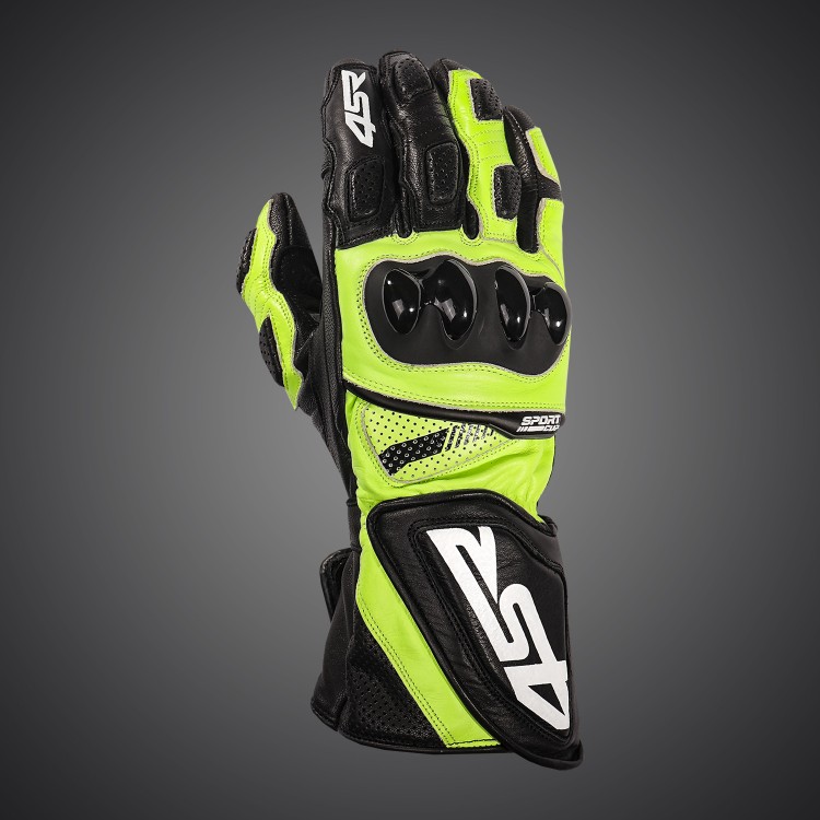 4SR motorcycle gloves Sport Cup 3 Yellow