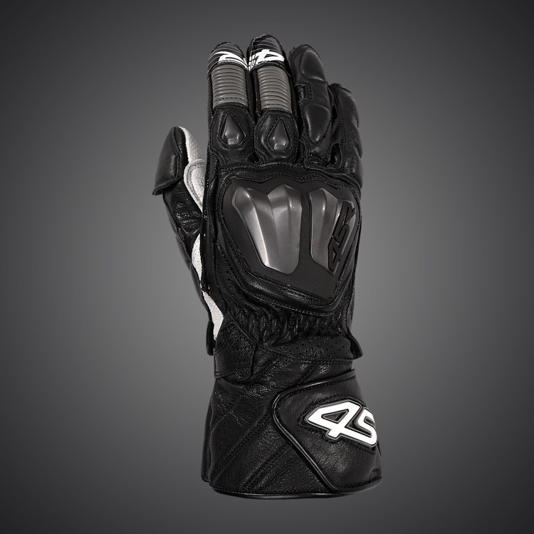 Motorcycle racing gloves Stingray Race Spec Grey by 4SR