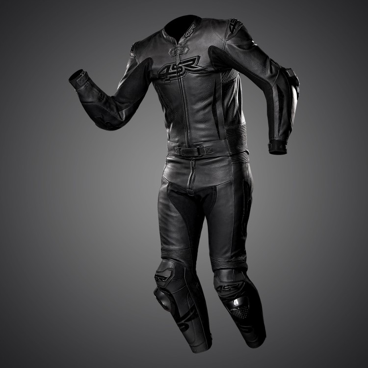 4SR two-piece leather suit RR Evo III Black Series 1