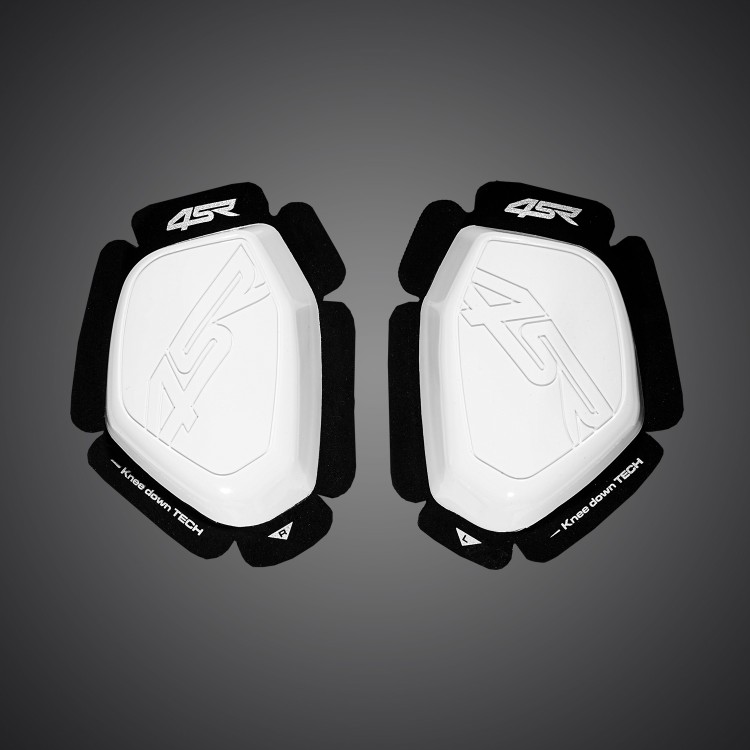 4SR knee sliders white