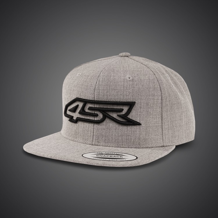 4SR Outline Grey Snapback