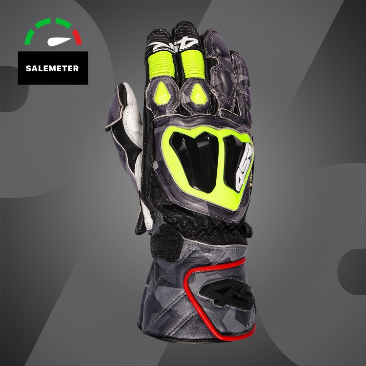 4SR Racing Motorcycle Gloves Stingray Race Spec Camo - SALE