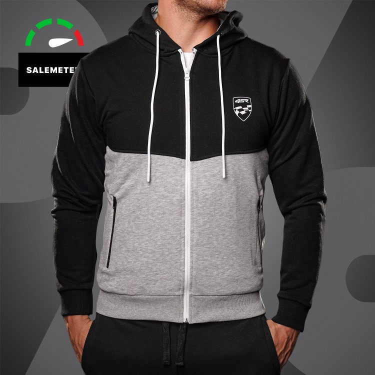 4SR men's zip hoodie Shield