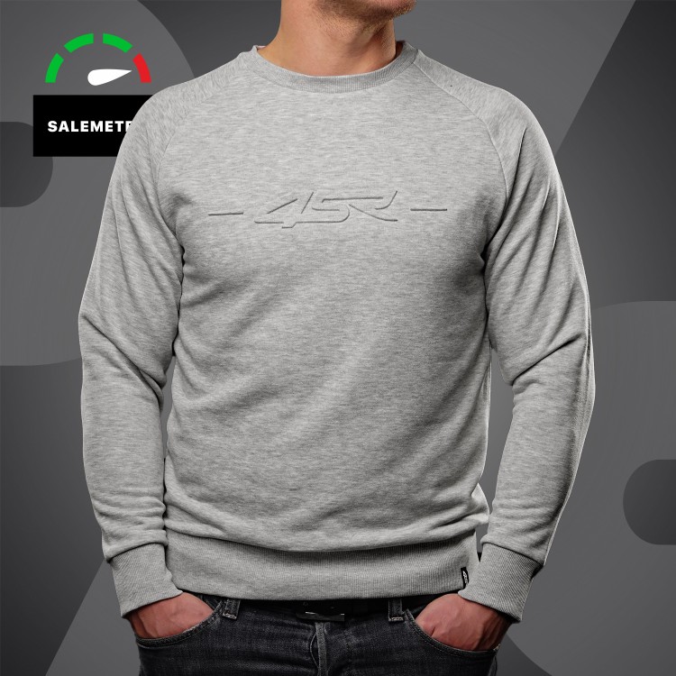 4SR men's sweatshirt Logo EMB Grey