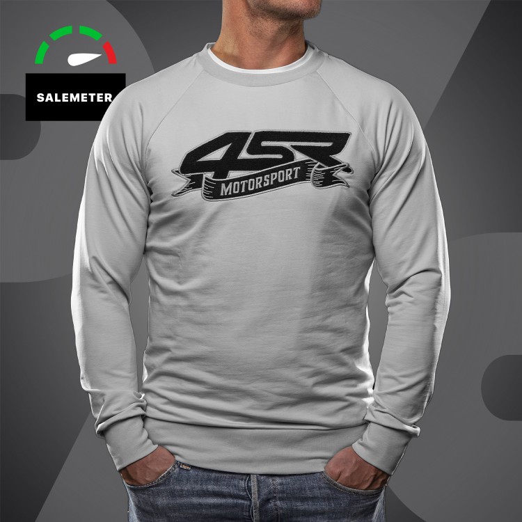 4SR Sweatshirt Motorsport Flag Grey - front