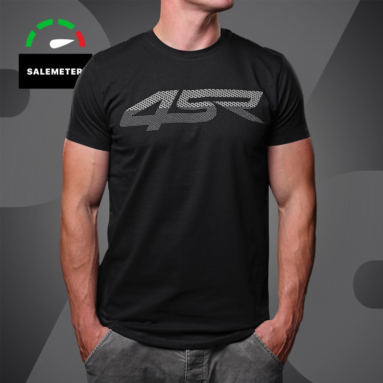 4SR casual T-Shirt 3D Black