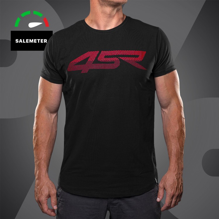 4SR casual T-Shirt 3D Black R