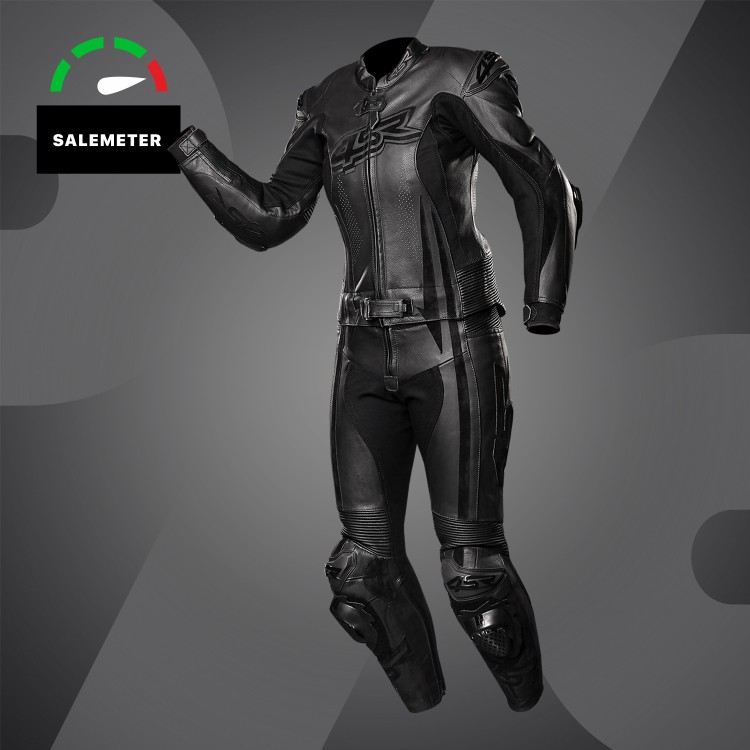 4SR two-piece women's leather suit RR Lady Black Series