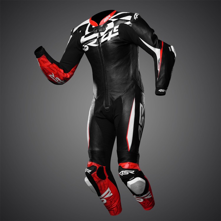 4SR One-Piece Kangaroo Leather Suit Racing Ultra Pista AR