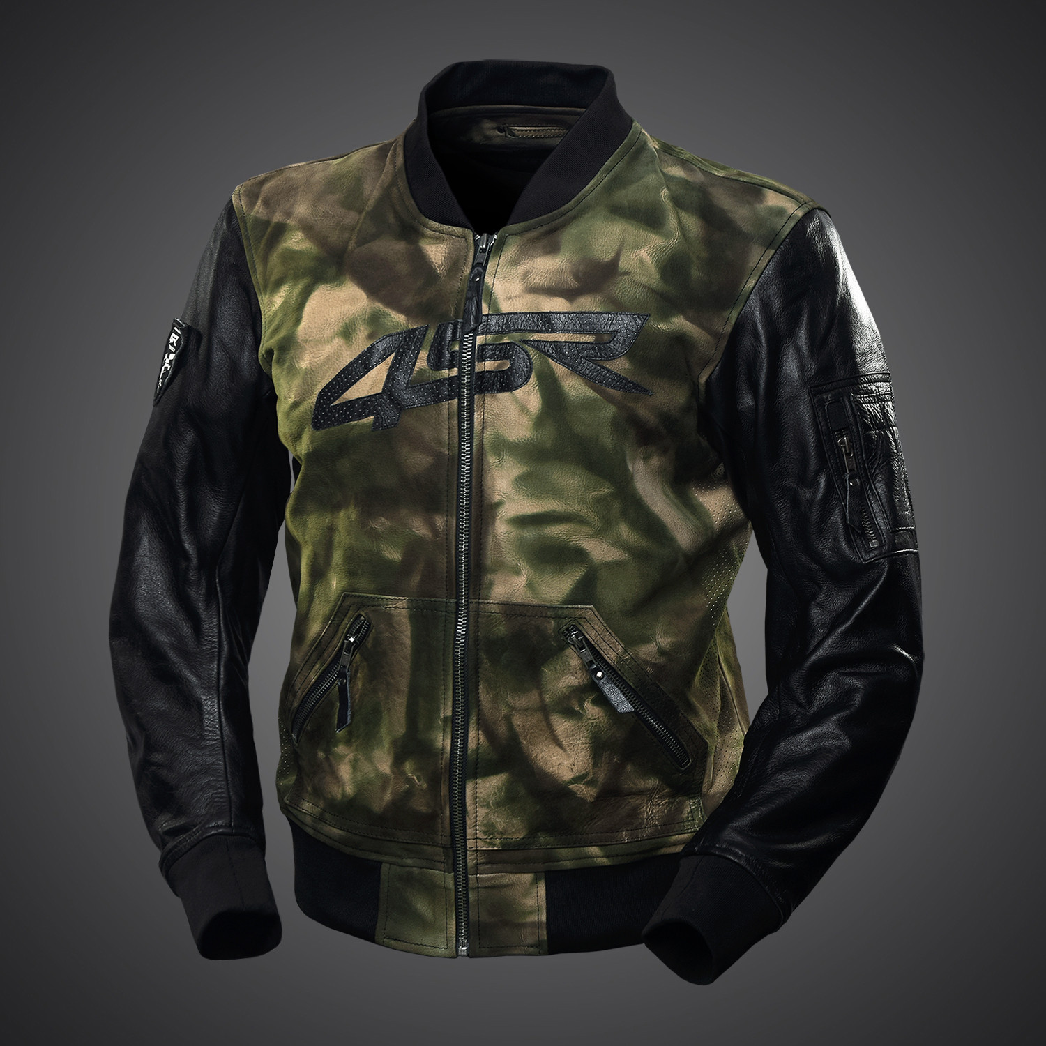 camo motorbike jacket