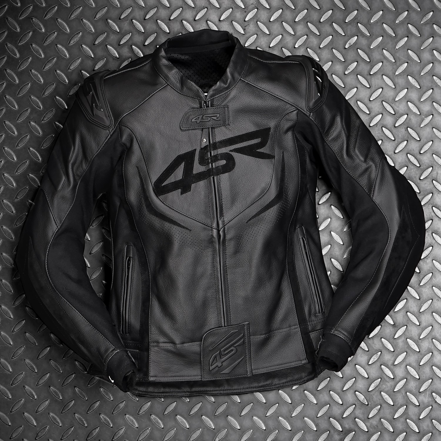 4SR TT Replica Black Series sport riding leather jacket