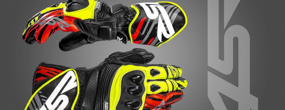 4SR Sport Cup Plus Evo Neon Motorcycle Gloves