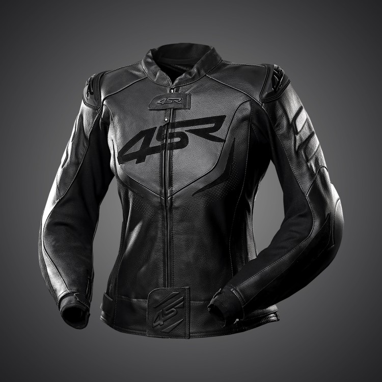 4SR Street & Sportbike Motorcycle Jacket TT Replica Lady Black Series