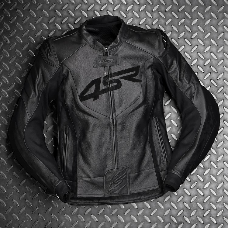 4SR Street & Sportbike Motorcycle Jacket TT Replica Lady Black Series