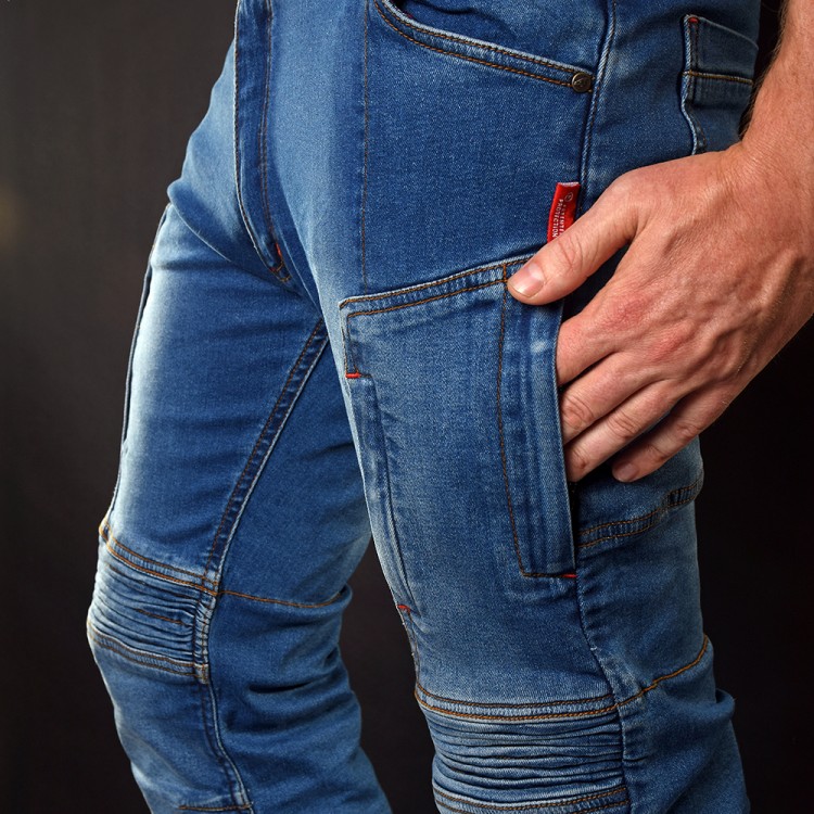 Long Motorcycle Jeans