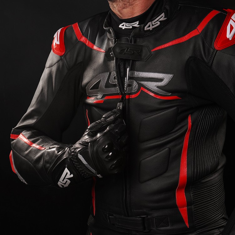 4SR Motorcycle Leathers - Diablo Airbag Ready 2 Piece Suit