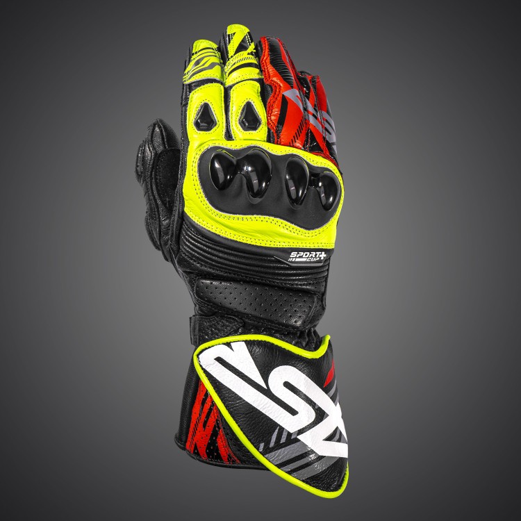 4SR Sport Cup Plus Evo Neon Motorcycle Gloves 1