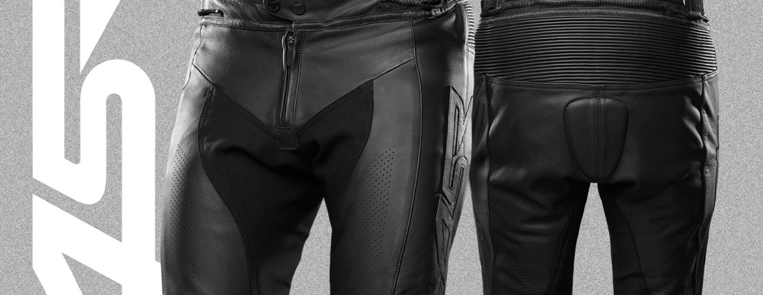 4SR Sport Leather Pants TR3 EVO with sliders