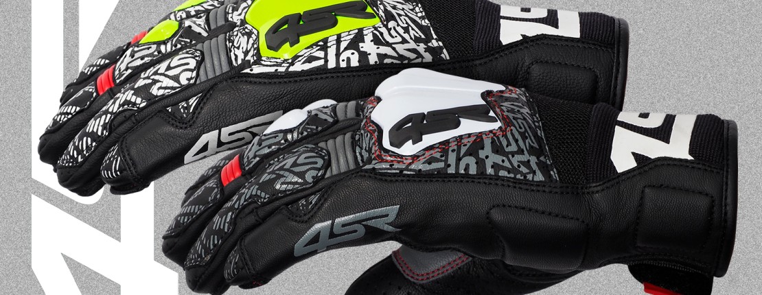 4SR Gloves GTS Black & GTS Yellow