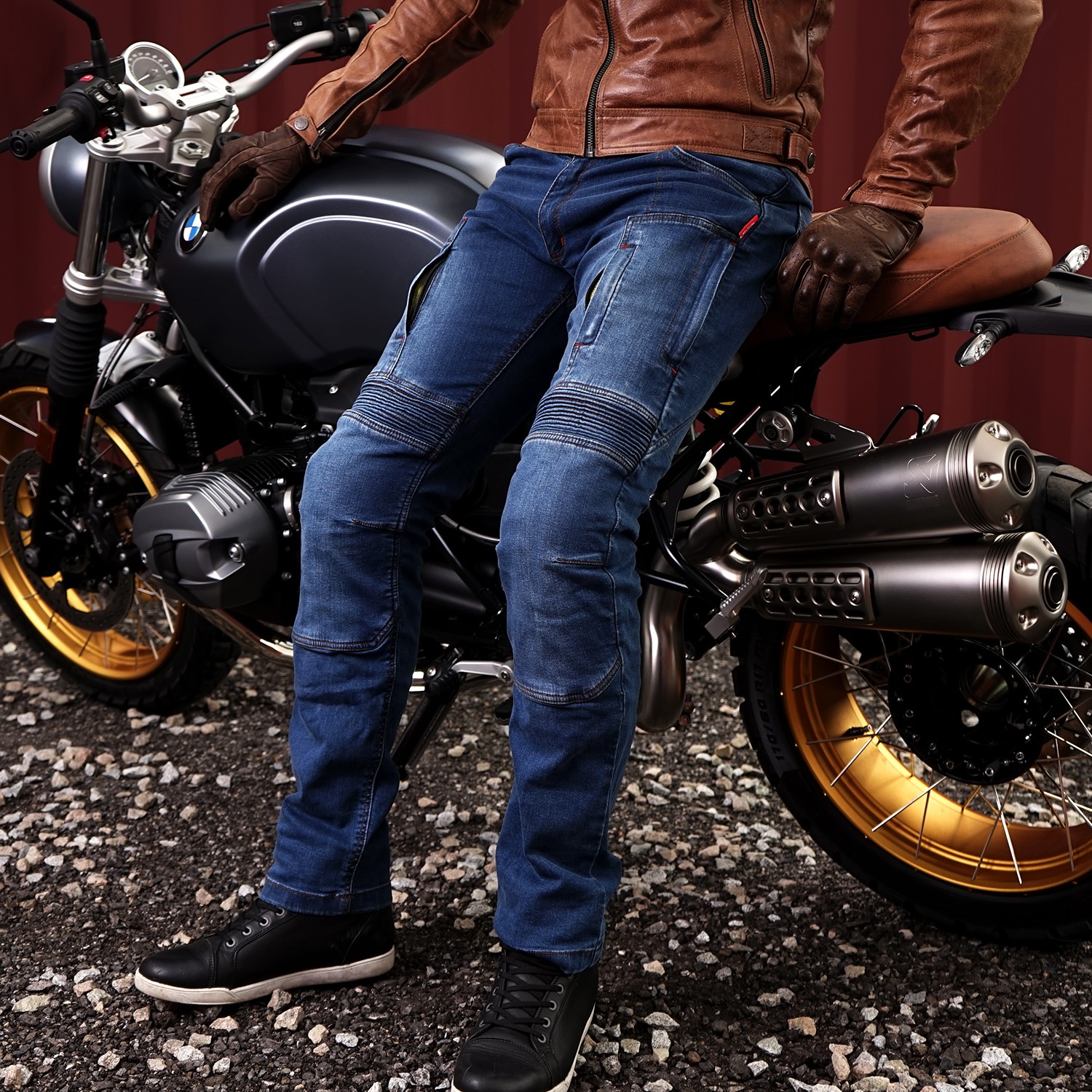 4SR Motorcycle clothing and protective gear - Long Motorcycle Jeans