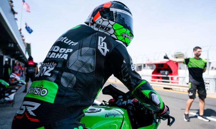 4SR Motorcycle Leather Suit Crash Test at 180 mph 3