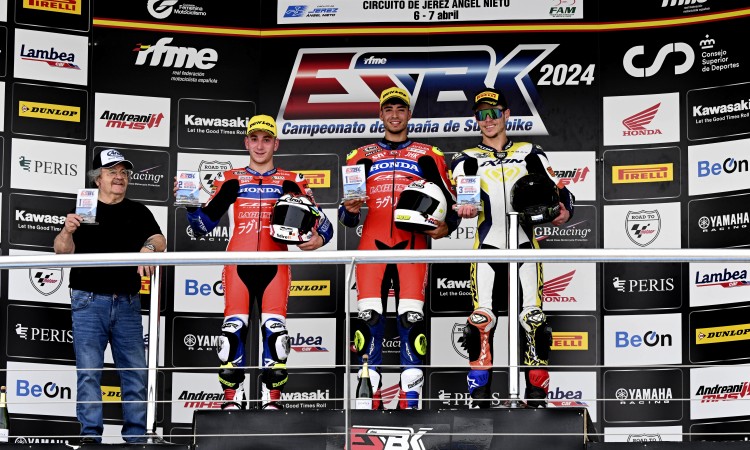 The sucess of the racers in the ESBK in 4SR motorcycle siuts didn't take long at all