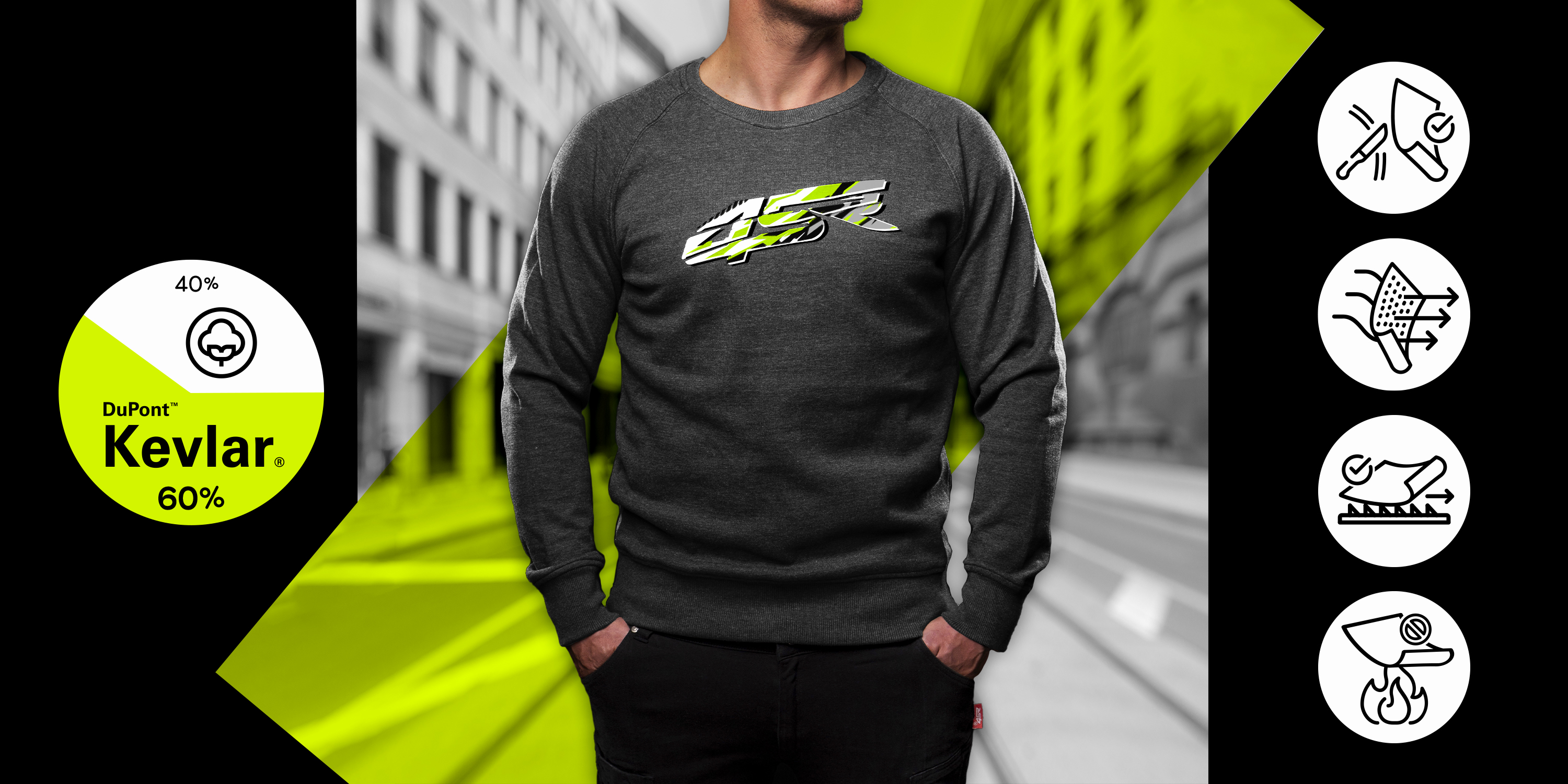 Kevlar motorcycle sweatshirt cheap
